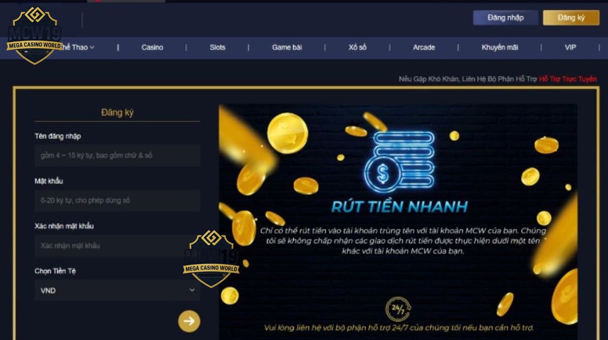Ưu đãi dành cho thành viên khi rút tiền thường xuyên