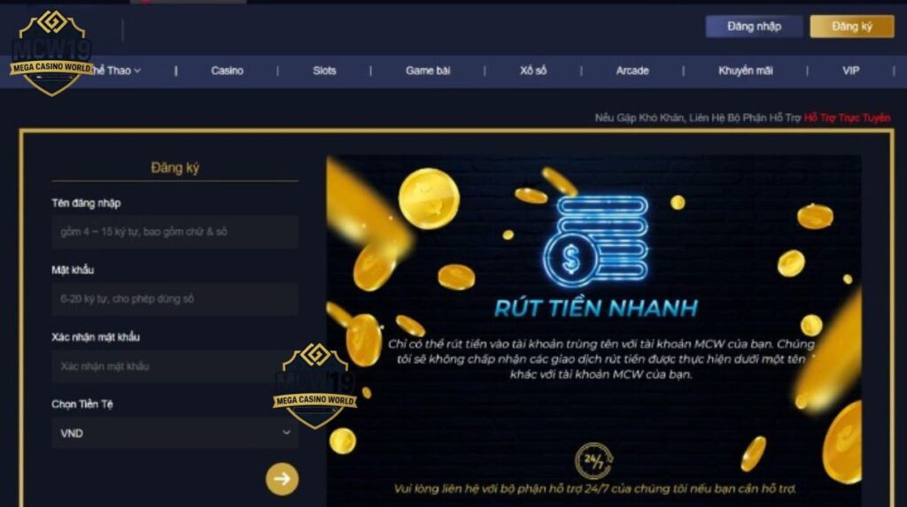 Ưu đãi dành cho thành viên khi rút tiền thường xuyên